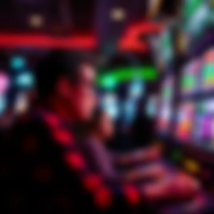 Immersive Player Experience with Bally Cash Spin Player engaging with Bally Cash Spin