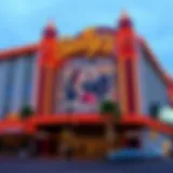Exterior view of Bally's AC NJ showcasing its iconic facade