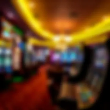 Diverse Gaming Environment Vibrant casino interior showcasing various gaming options