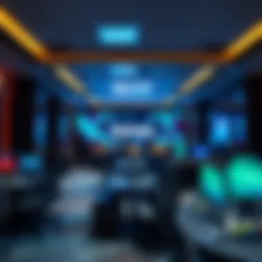 Innovative Workspaces at BetMGM Interior of BetMGM office highlighting technology and innovation