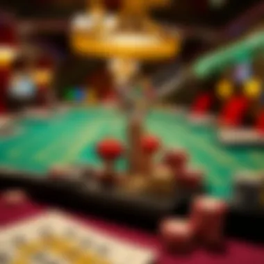 Strategic Planning at the Gambling Table An elegant table setup for gambling strategies