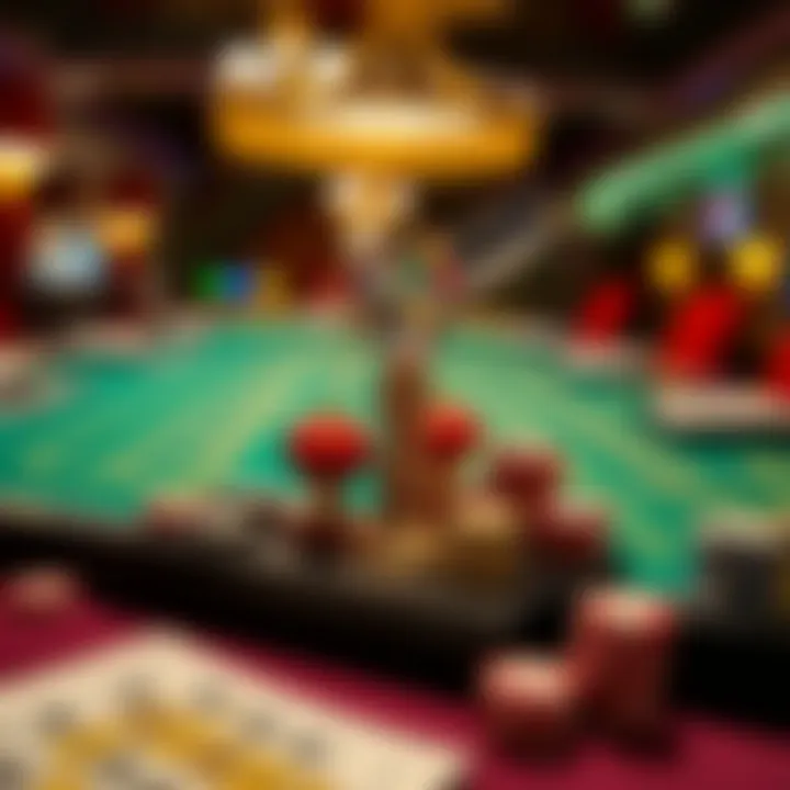 Strategic Planning at the Gambling Table An elegant table setup for gambling strategies