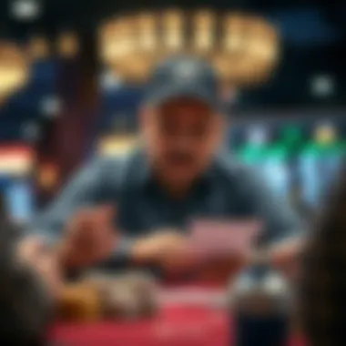 Strategic Analysis in Gambling Choices A confident player analyzing game options