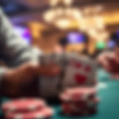 Winning Cards in Action A close-up of winning cards during a game