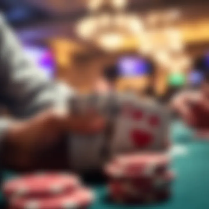 Winning Cards in Action A close-up of winning cards during a game