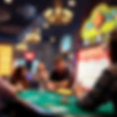 The Thrill of Blackout Bingo An illustration depicting the excitement of playing Blackout Bingo