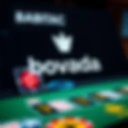 Bovada logo showcasing online gaming