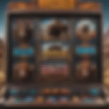 Buffalo Stampede Slot Game Interface A stunning view of the Buffalo Stampede Slot game interface showcasing vibrant symbols and immersive gameplay.