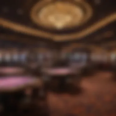 Stunning Interior of Captain Jackpot Casino Interior view of Captain Jackpot Casino showcasing gaming tables
