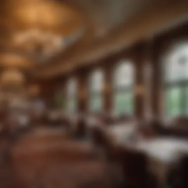 Culinary Delights at Casino Saratoga Springs An elegant dining area featuring gourmet cuisine