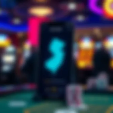 Features of the New Jersey Lottery App Graphic highlighting features of the New Jersey Lottery App