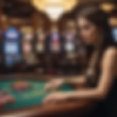 Expert Game Evaluations An expert reviewing different games in a casino
