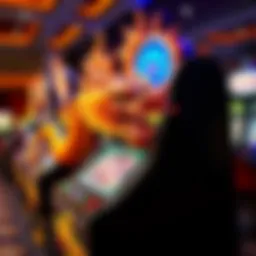 A vibrant illustration of a dragon-themed slot machine in action