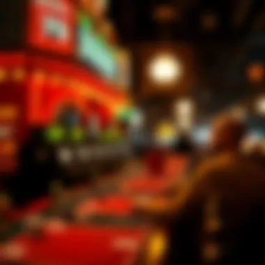 Historical depiction of gambling in the early 20th century