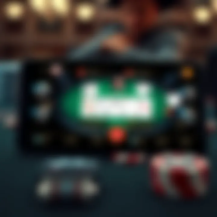 A screenshot highlighting educational features of a popular blackjack app