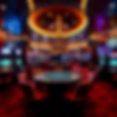 Interior gaming area showcasing the unique design