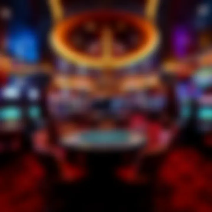 Interior gaming area showcasing the unique design