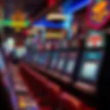 A captivating display of various slot machines in a casino
