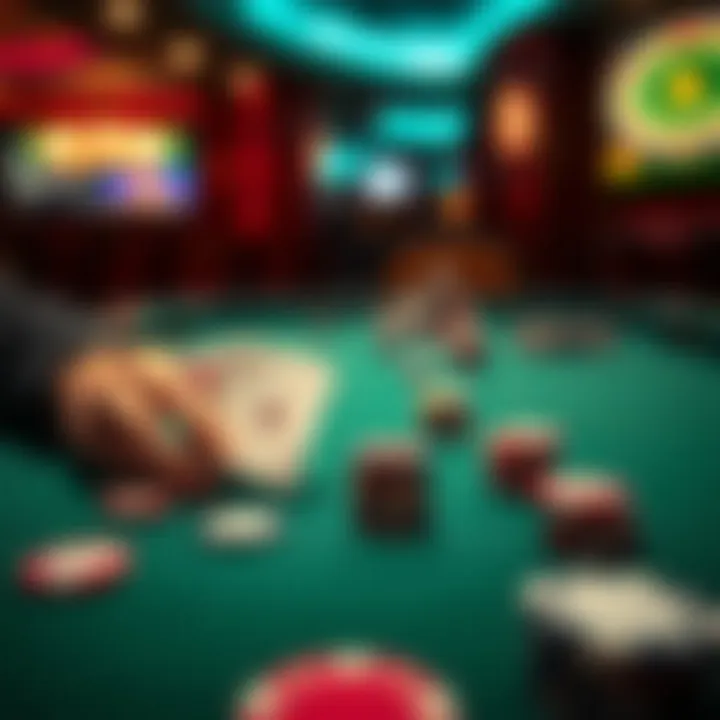 An illustration of strategic betting options available in blackjack