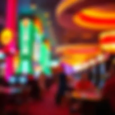 Vibrant Atmosphere of Soaring Eagle Casino A vibrant scene capturing the lively atmosphere of Soaring Eagle Casino