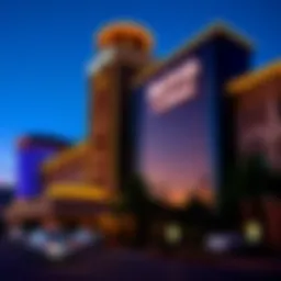 Exterior view of Boyd Gaming Casino showcasing its architectural design