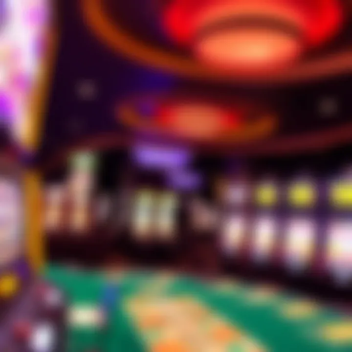 Interior gaming floor of a Boyd Gaming Casino featuring slot machines and tables