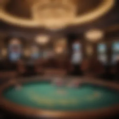 Exclusive Gaming Environment in Casino Suites High-end gaming area within a casino suite