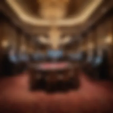 Opulent Design of Casino Suites Luxurious interior of a casino suite