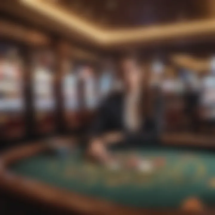 Visual representation of the advantages of using credit in a casino setting.