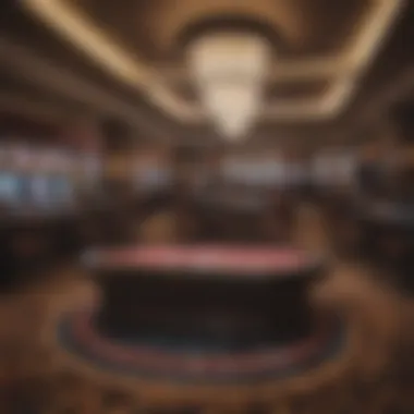The Thrill of the Gaming Floor Elegant gaming area within Deerfoot Inn Casino