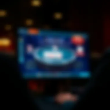 No Deposit Poker Online Platform A computer screen displaying a no deposit poker platform