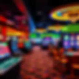 Vibrant casino floor showcasing gaming opportunities