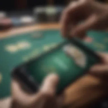 Comparative Analysis of Poker Apps Comparison of various poker app interfaces