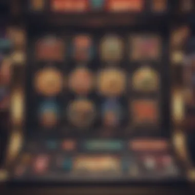 Feature-Rich Slot Game Interface Screenshot of a slot game interface highlighting features and bonuses