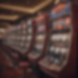 Vibrant slot machine display showcasing various themes