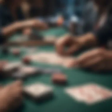 Card Game Strategy and Skill A strategic card game in progress, highlighting skill and decision-making