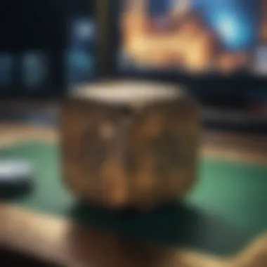 Blockchain Technology in Gaming An illustration of blockchain technology powering gaming platforms