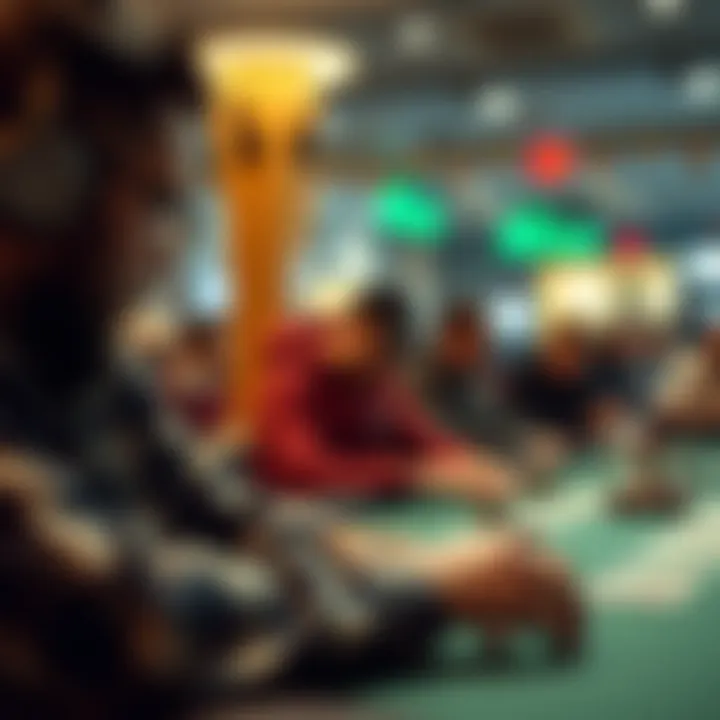 Depiction of online communities shaping poker culture