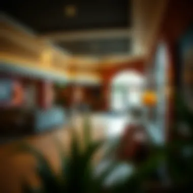 Welcoming Hotel Lobby Cozy hotel lobby with welcoming atmosphere