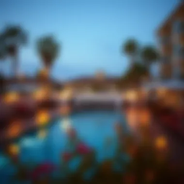 Hotel Pool Area Beautiful pool area at a local hotel