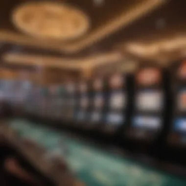 Diverse Gaming Options at Indian Casino Interior gaming area showcasing diverse gaming options and vibrant decor