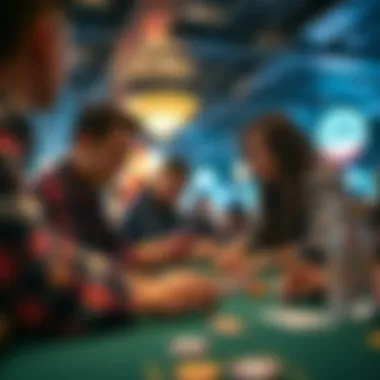 Engaging in Gaming Strategy at Indianhead Casino Group of diverse individuals engaging in a gaming strategy session