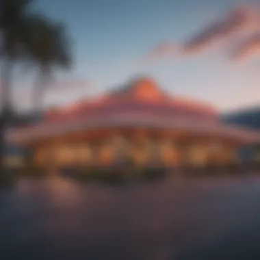 Isle Capri Casino Exterior Exterior view of Isle Capri Casino showcasing its vibrant architecture