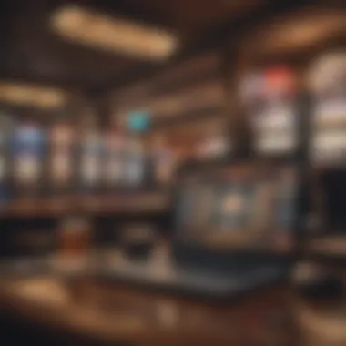 Ideal Gaming Environment for Slots Enthusiasts A cozy gaming setup featuring a laptop and gaming accessories