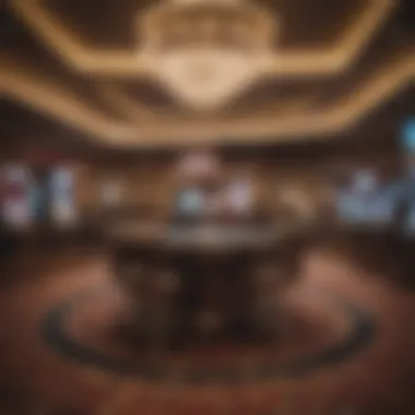Interior Gaming Experience Gaming floor inside Little Rock Casino
