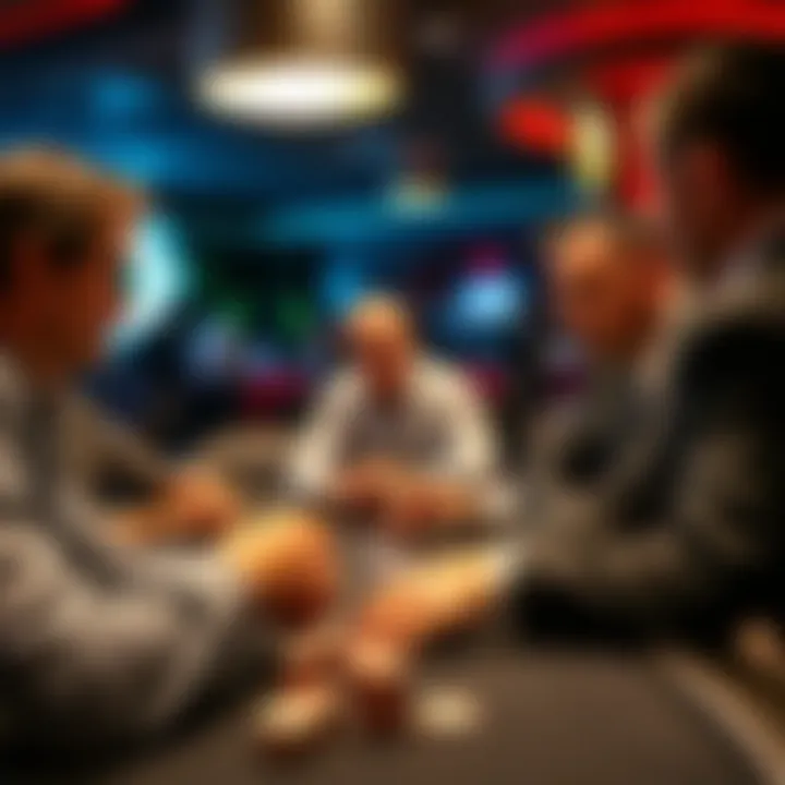 Networking and strategy discussion among players