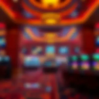 Interior layout of Winstar Casino highlighting gaming floors and amenities