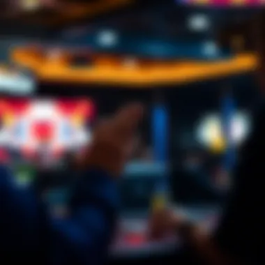 User Engagement in March Madness Pools User engaging with March Madness pool application