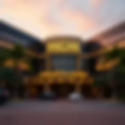 Exterior view of MGM Resort Maryland showcasing luxurious design