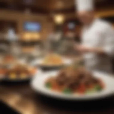 Culinary Delights at Miccosukee Casino Resort A selection of gourmet dishes served at one of the resort's restaurants.